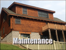  Ark, Virginia Log Home Maintenance